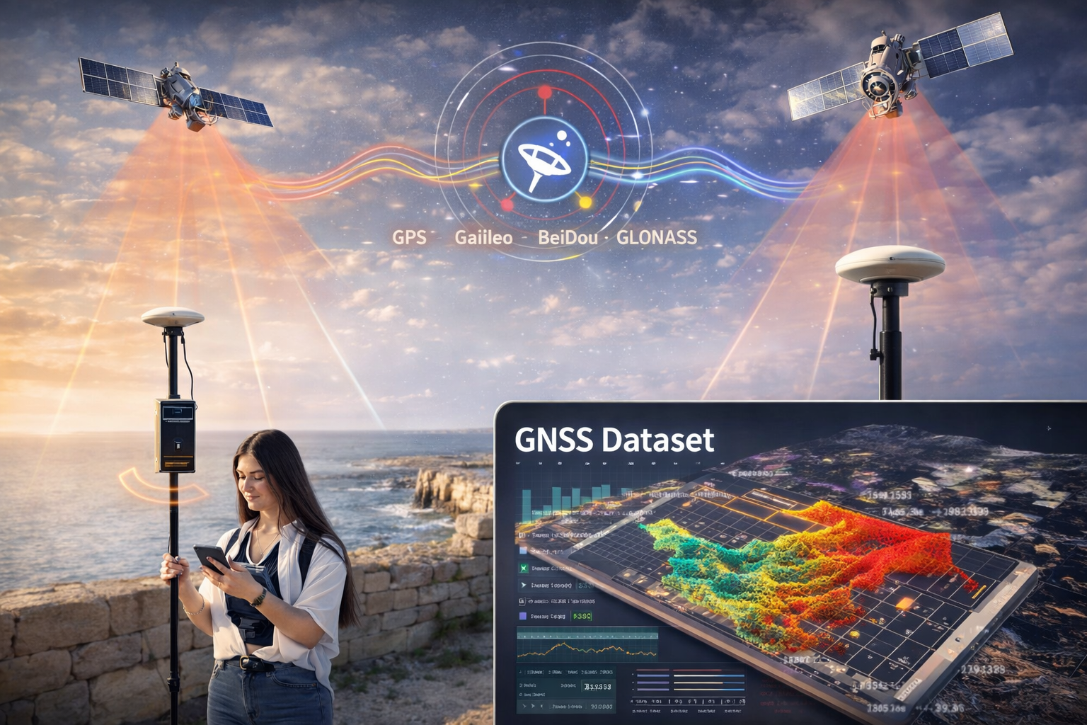 GNSS datasets and real-time decoding dashboard